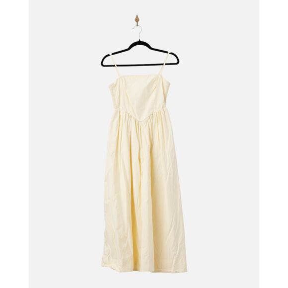 Ronny Kobo Collective Yellow Corset Midi Dress Size 0 - Picture 2 of 9